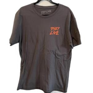 they live dark gray t shirt